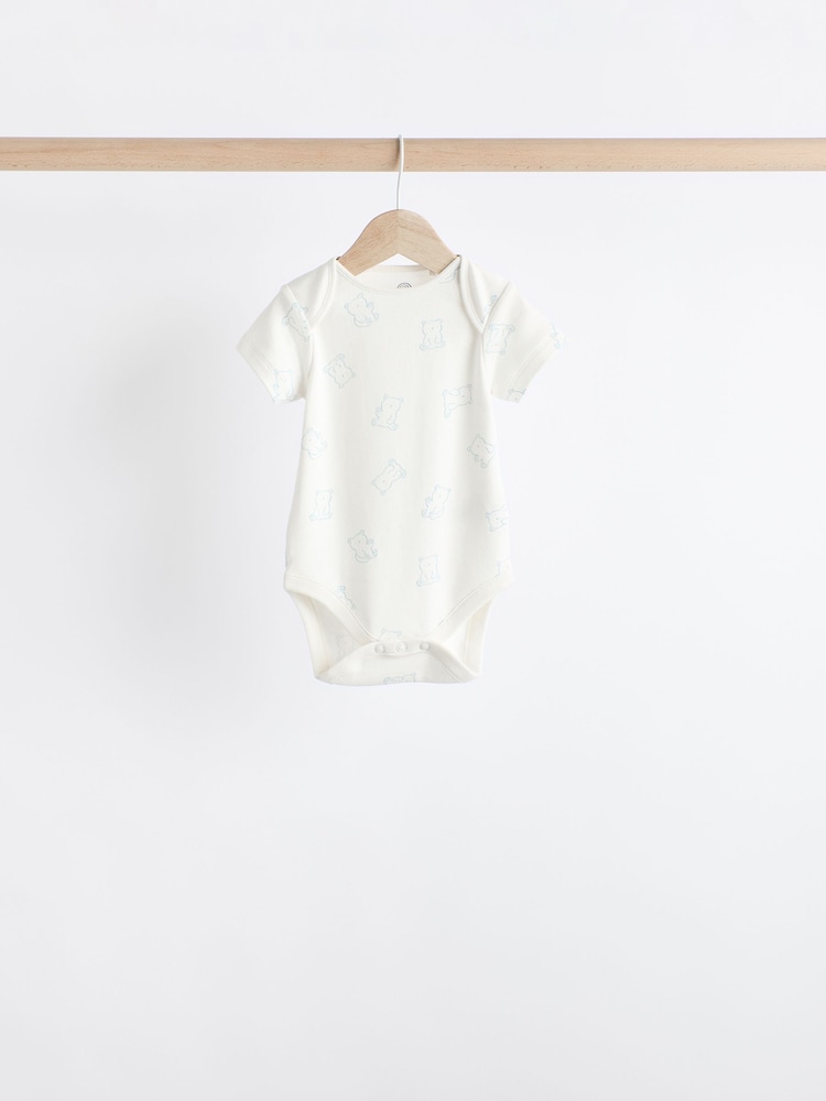 Ours bleu - Lot de 5 bodys bébé - Image 7 of 13