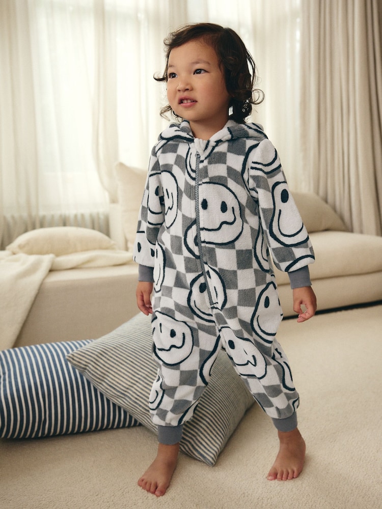 Monochrome Fleece All-In-One (2-12yrs) - Image 1 of 7