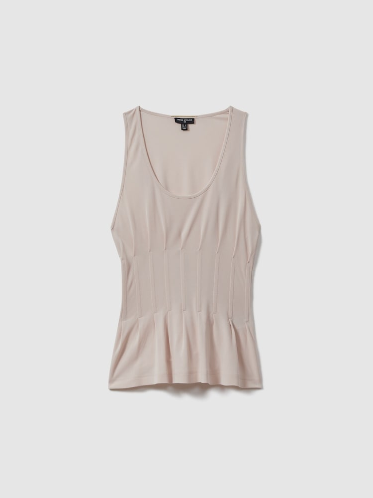 Reiss Nude Fernanda Corset Detail Vest - Image 2 of 5