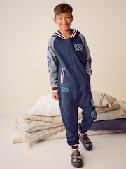 Navy Blue Varsity Badges All-In-One (3-16yrs) - Image 1 of 5