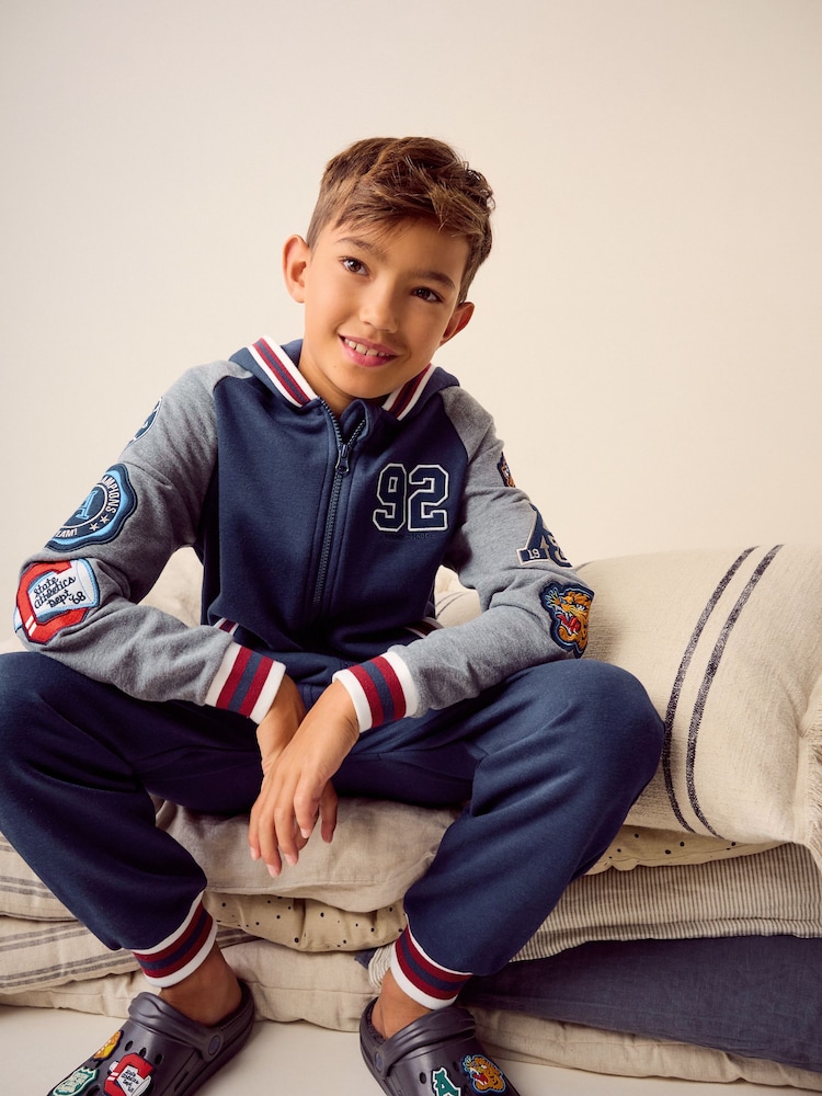 Navy Blue Varsity Badges All-In-One (3-16yrs) - Image 2 of 5