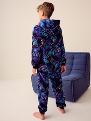 Blue Gamer Fleece All-In-One (3-16yrs) - Image 2 of 9