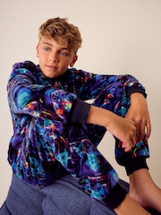 Blue Gamer Fleece All-In-One (3-16yrs) - Image 4 of 9