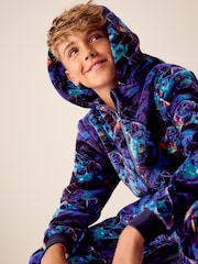 Blue Gamer Fleece All-In-One (3-16yrs) - Image 5 of 9