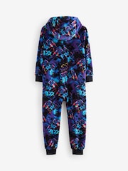 Blue Gamer Fleece All-In-One (3-16yrs) - Image 7 of 9