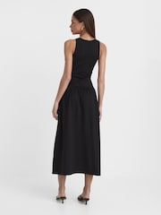 4th & Reckless Black Shannon Jersey Drop Waist Dress - Image 5 of 5