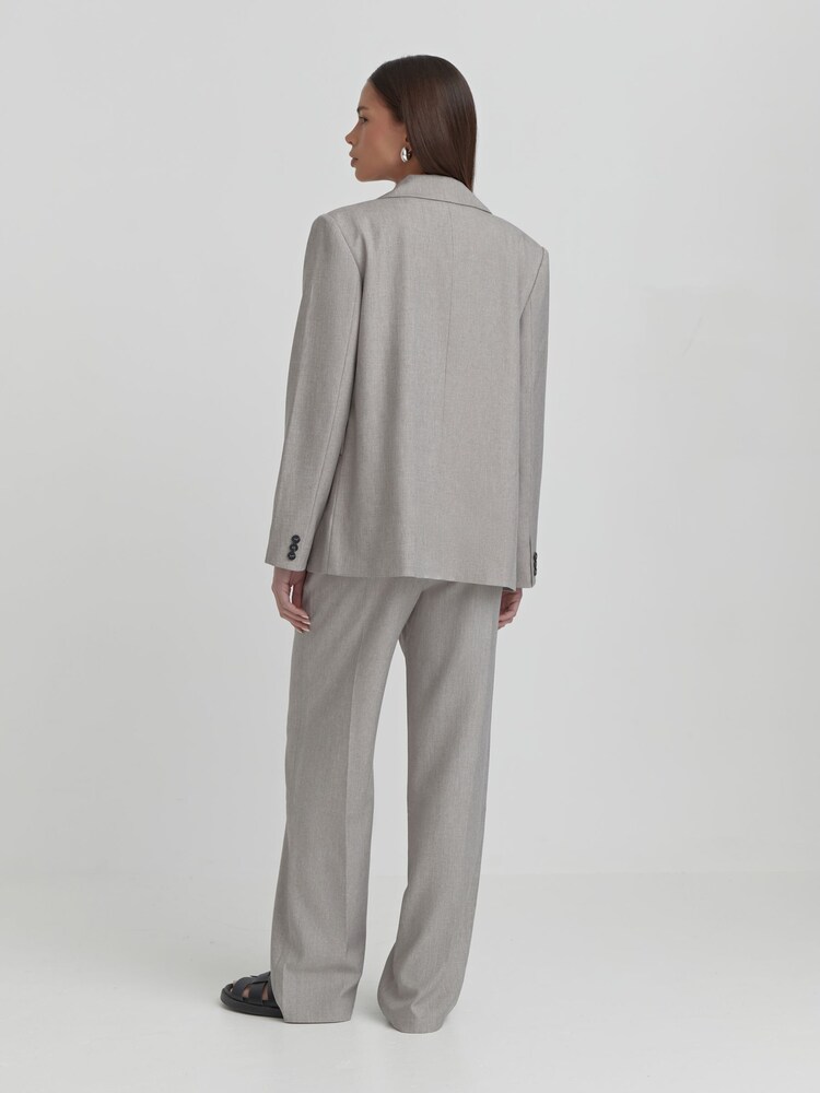 4th & Reckless Grey Oversized Taylor Tailored Blazer - Image 5 of 5