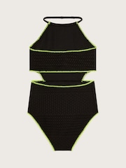 Monsoon Black Crochet Swimsuit - Image 2 of 3