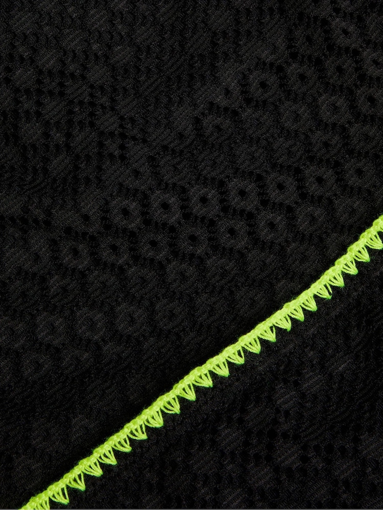 Monsoon Black Crochet Swimsuit - Image 3 of 3