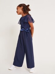 Monsoon Blue Amelia Embroidered Jumpsuit - Image 1 of 4