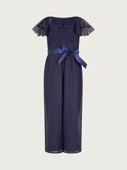 Monsoon Blue Amelia Embroidered Jumpsuit - Image 2 of 4
