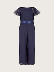 Monsoon Blue Amelia Embroidered Jumpsuit - Image 3 of 4