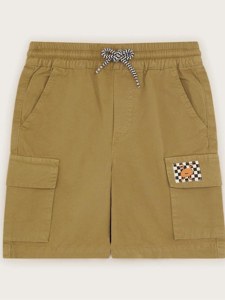 Monsoon Natural 100% Cotton Cargo Pocket Shorts - Image 1 of 3
