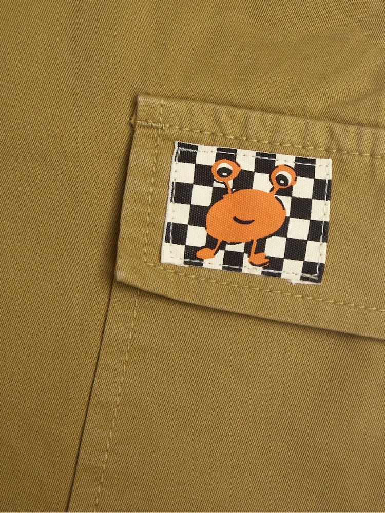 Monsoon Natural 100% Cotton Cargo Pocket Shorts - Image 3 of 3