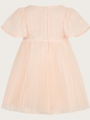 Monsoon Pink Baby Florence Sequin Dress - Image 2 of 3