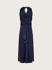 Monsoon Blue Tia Twist Front Prom Dress - Image 2 of 3