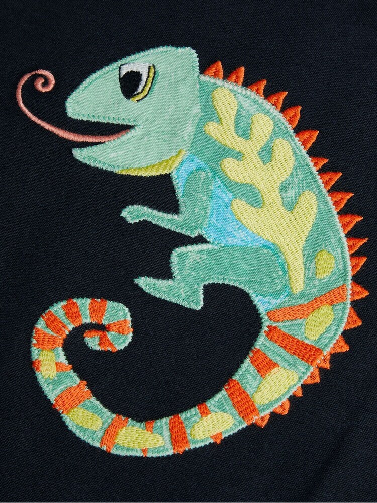 Monsoon Black Chameleon 100% Cotton T-Shirt - Image 3 of 3