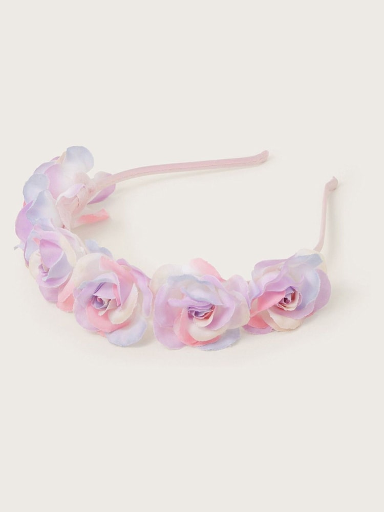 Monsoon Pink Flower Headband - Image 1 of 2