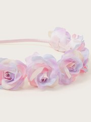 Monsoon Pink Flower Headband - Image 2 of 2