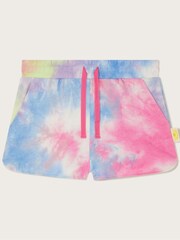 Monsoon Pink Tie Dye Shorts - Image 2 of 4