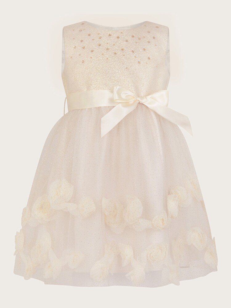 Monsoon Gold Baby Amber Roses Dress - Image 2 of 4