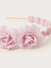 Monsoon Pink Anise Flower Headband - Image 2 of 2