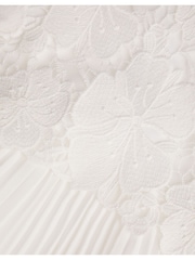 Monsoon Natural Otissa Lace Pleated Dress - Image 4 of 4