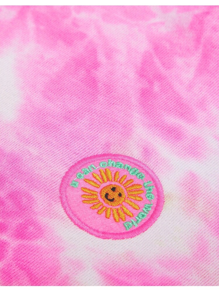 Monsoon Pink Oversized Tie-Dye Hoodie - Image 4 of 4