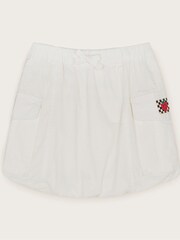 Monsoon White 100% Cotton Parachute Cargo Skirt - Image 1 of 3