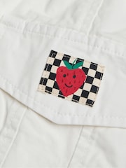Monsoon White 100% Cotton Parachute Cargo Skirt - Image 3 of 3