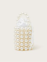 Monsoon Natural Pearly Basket Bag - Image 2 of 3