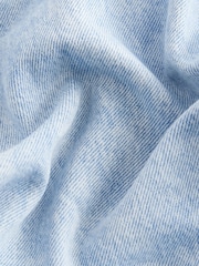 Pale Blue Denim 100% Cotton Shirt Dress (3-16yrs) - Image 8 of 8