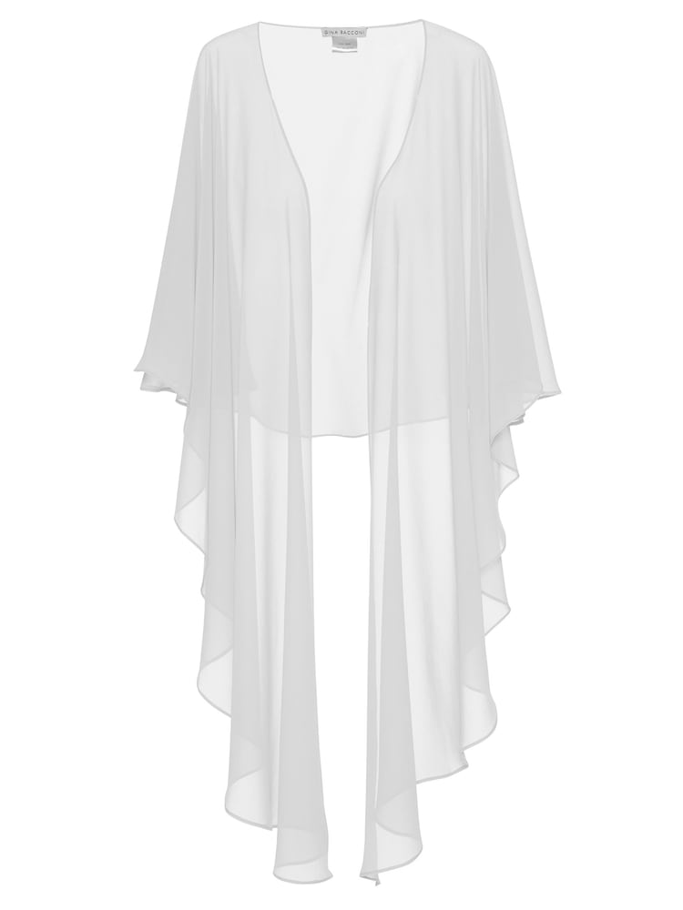 Gina Bacconi Chiffon Shawl CoverUp - Image 1 of 1