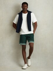 Multicolor verde - Pantalones cortos de punto con cintura elástica Jack de Reiss - Imagen 1 de 6