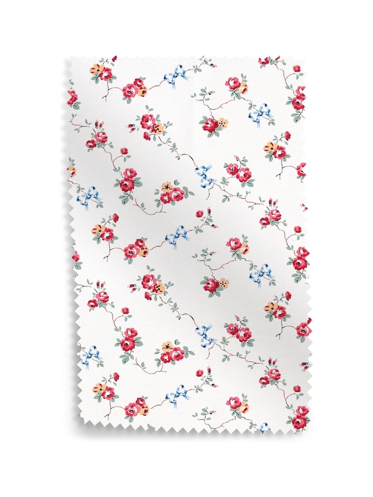 Cath Kidston Cream Rose and Bows Upholstery Swatch - Image 1 of 1