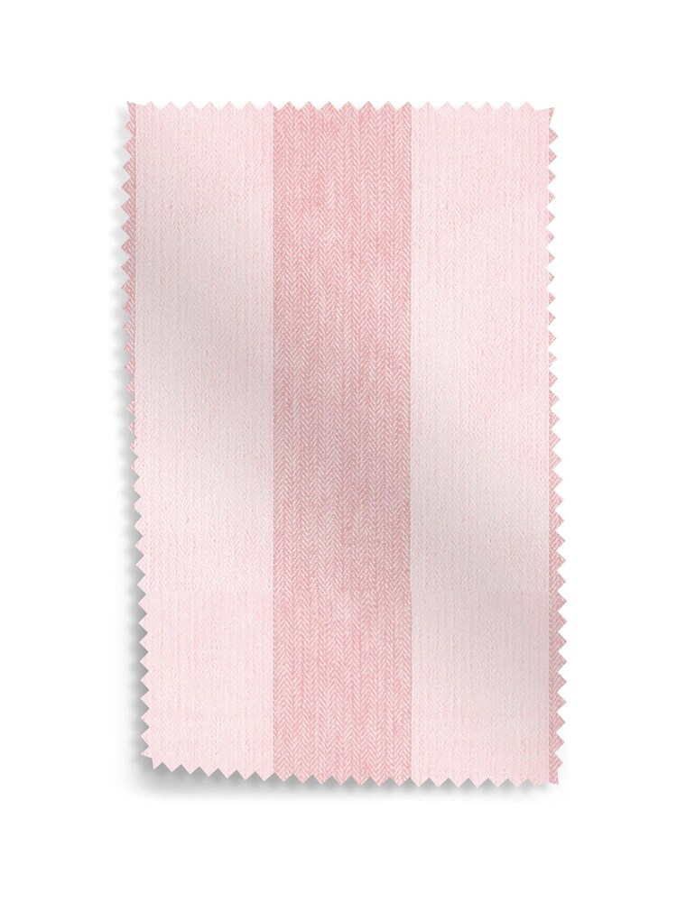 Cath Kidston Palette Pink Canopy Stripe Upholstery Swatch - Image 1 of 1