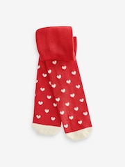 Red Bow and Hearts Baby Tights 2 Pack (0mths-2yrs) - Image 3 of 5