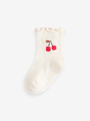 Red Cherry Baby Socks 5 Pack (0mths-2yrs) - Image 5 of 6