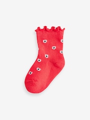 Red Cherry Baby Socks 5 Pack (0mths-2yrs) - Image 6 of 6