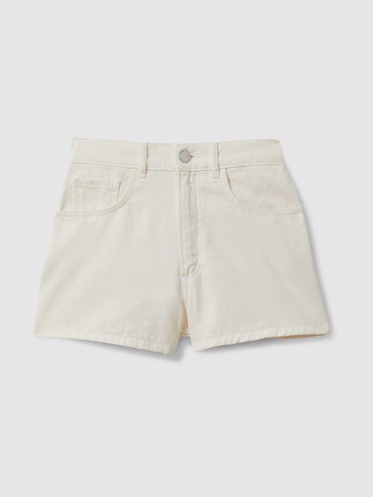 Reiss Cream Colorado Garment Dyed Shorts - Image 2 of 6