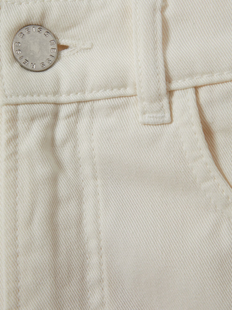 Reiss Cream Colorado Garment Dyed Shorts - Image 6 of 6