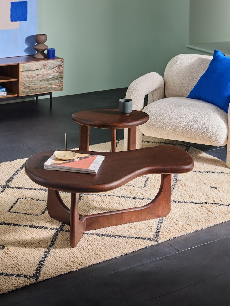 MADE.COM Dark Mango Wood Arlo Coffee Table - Image 1 of 8