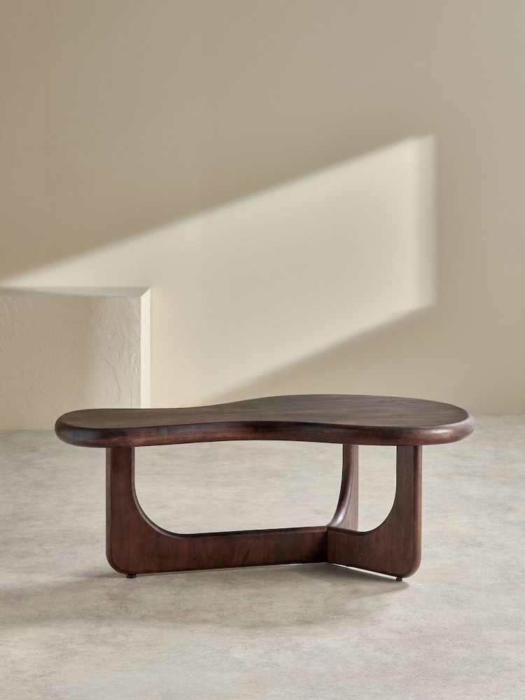 MADE.COM Dark Mango Wood Arlo Coffee Table - Image 2 of 8
