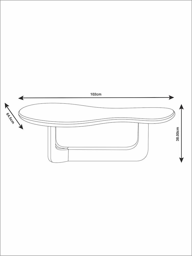 MADE.COM Dark Mango Wood Arlo Coffee Table - Image 8 of 8
