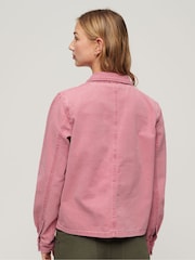 Superdry Pink Four Pocket Chore Jacket - Image 2 of 3