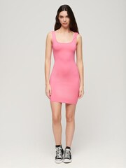 Superdry Jersey-Minikleid mit Carré-Ausschnitt - Bild 2 von 6