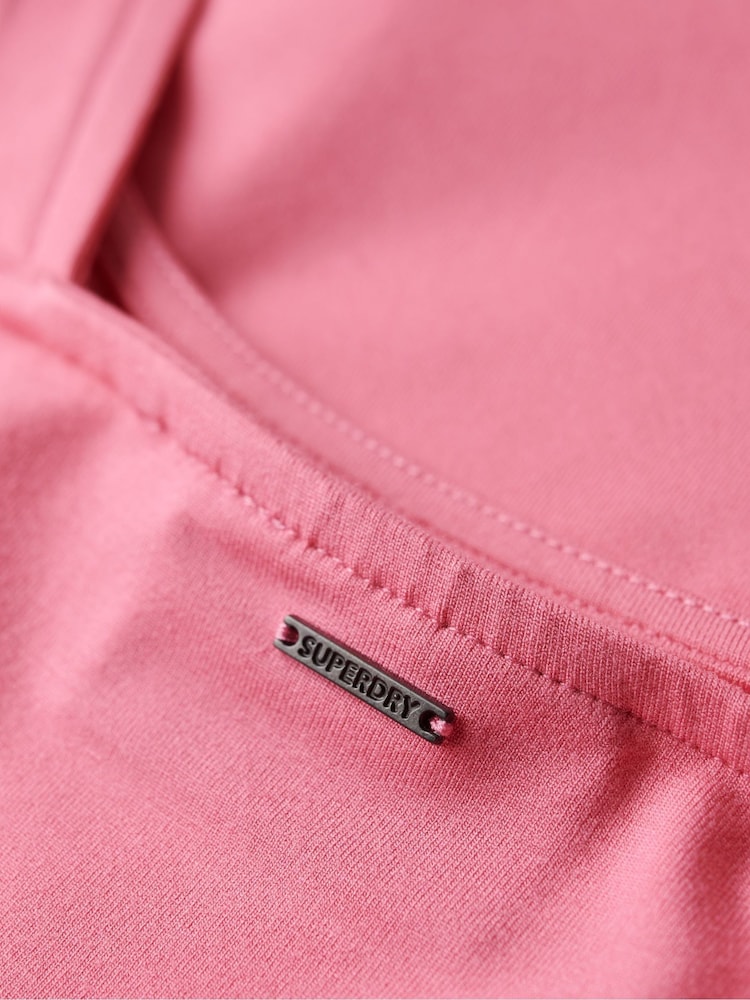 Superdry Jersey-Minikleid mit Carré-Ausschnitt - Bild 6 von 6