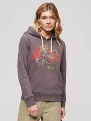 Sweat à capuche Superdry Tokyo Vintage à logo graphique - Image 1 de 7