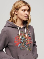 Sweat à capuche Superdry Tokyo Vintage à logo graphique - Image 4 de 7
