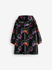 Black Xbox Fleece Hooded Blanket (5-16yrs) - Image 5 of 7